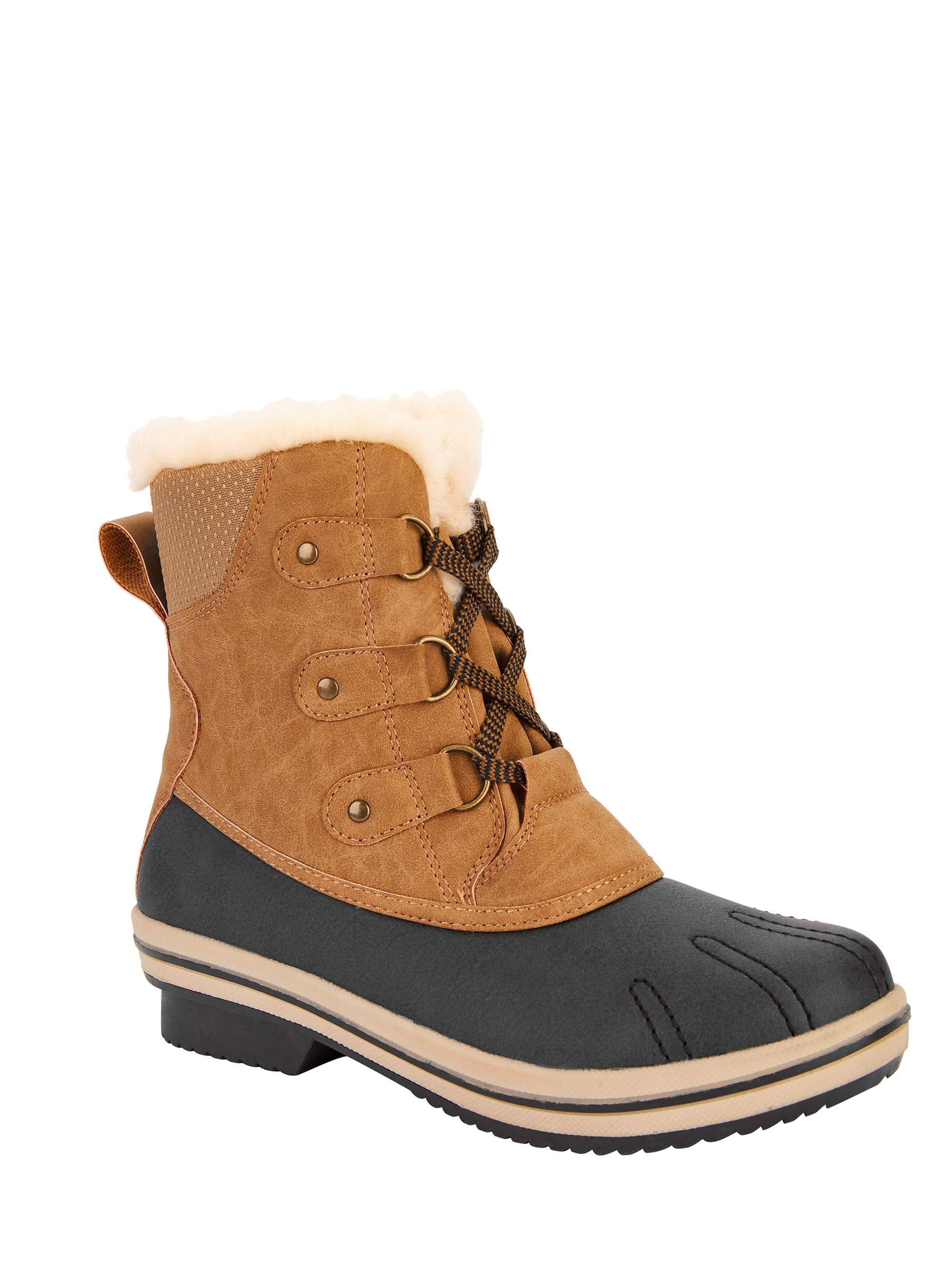 InterestPrint Womens Classic Winter Snow Boots Custom Owl Outdoor Warm Durable Boots 
