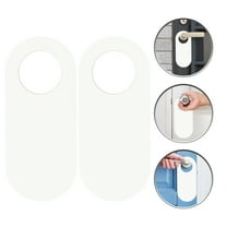 GOOHOCHY 2pcs Blank Wood Door Hangers Wooden Shapes Craft Supplies