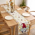 thumbnail image 3 of Vintage Gnomes Table Runner - 90 Inch Long, Kitchen Dining Table Runner Dresser Scarves, Rustic Pastoral Daisy Botanical Floral Farmhouse Decor for Coffee Tables Wedding Party Banquet, 3 of 8