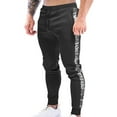 thumbnail image 4 of qolati Mens Joggers Sweatpants with Zipper Pockets Casual Elastic Waistband Running Gym Training Trousers Fashion Slim Fit Workout Athletic Track Pants, 4 of 4