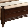 thumbnail image 5 of Summit G5950A-KB King Bed, Cappuccino, Real Wood Veneer, 81x89", Traditional 4-Post Design, Bedroom Furniture, Requires Foundation or Slat Kit, Malaysia, 5 of 6