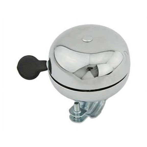 Alta Ding Dong Bicycle Bell 60mm Steel Bicycle Chrome