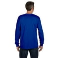 thumbnail image 3 of Hanes Men's 6.1 oz. Tagless Long-Sleeve Pocket T-Shirt - 5596, 3 of 4