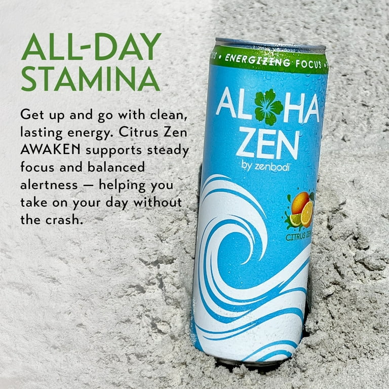 Zenbodi Aloha Zen Citrus Zen - AWAKEN Functional Beverage - 12 oz