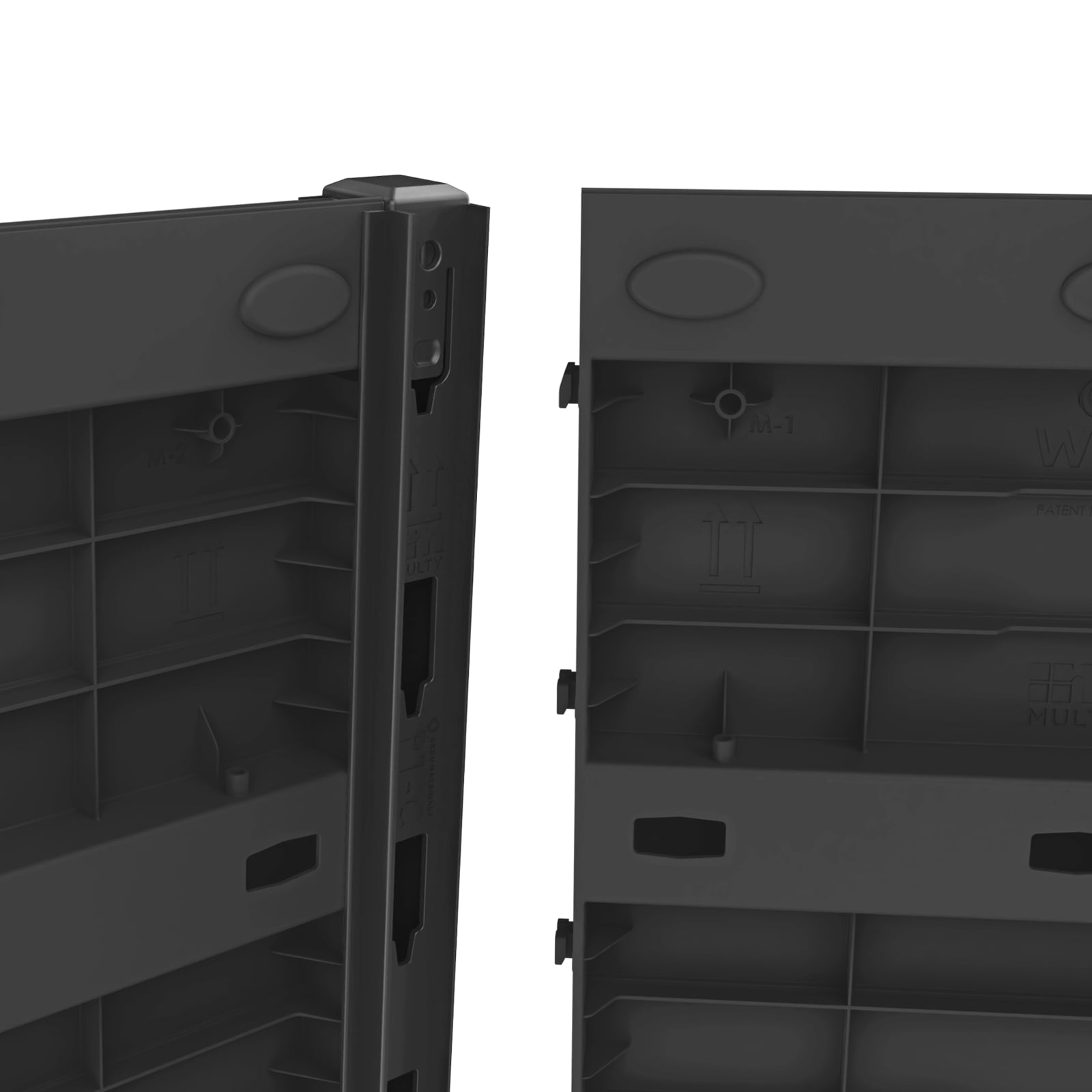 Tierra Verde 17"x17" Flora Cube Planter Black 1PK (4 panels)