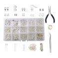 thumbnail image 2 of Fabricación , alicates de repación , pendientes de brazalete, accesorios pa perforaciones de uñas, accesorios pa pendientes, - Plata BLESIY Pendientes para hacer hallazgos, 2 of 4