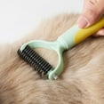 thumbnail image 3 of BESTSKY 2Pcs Cat Brush, Gentle Skin-Friendly Dog Brush, Versatile Cat Stuff,Blue, 3 of 5