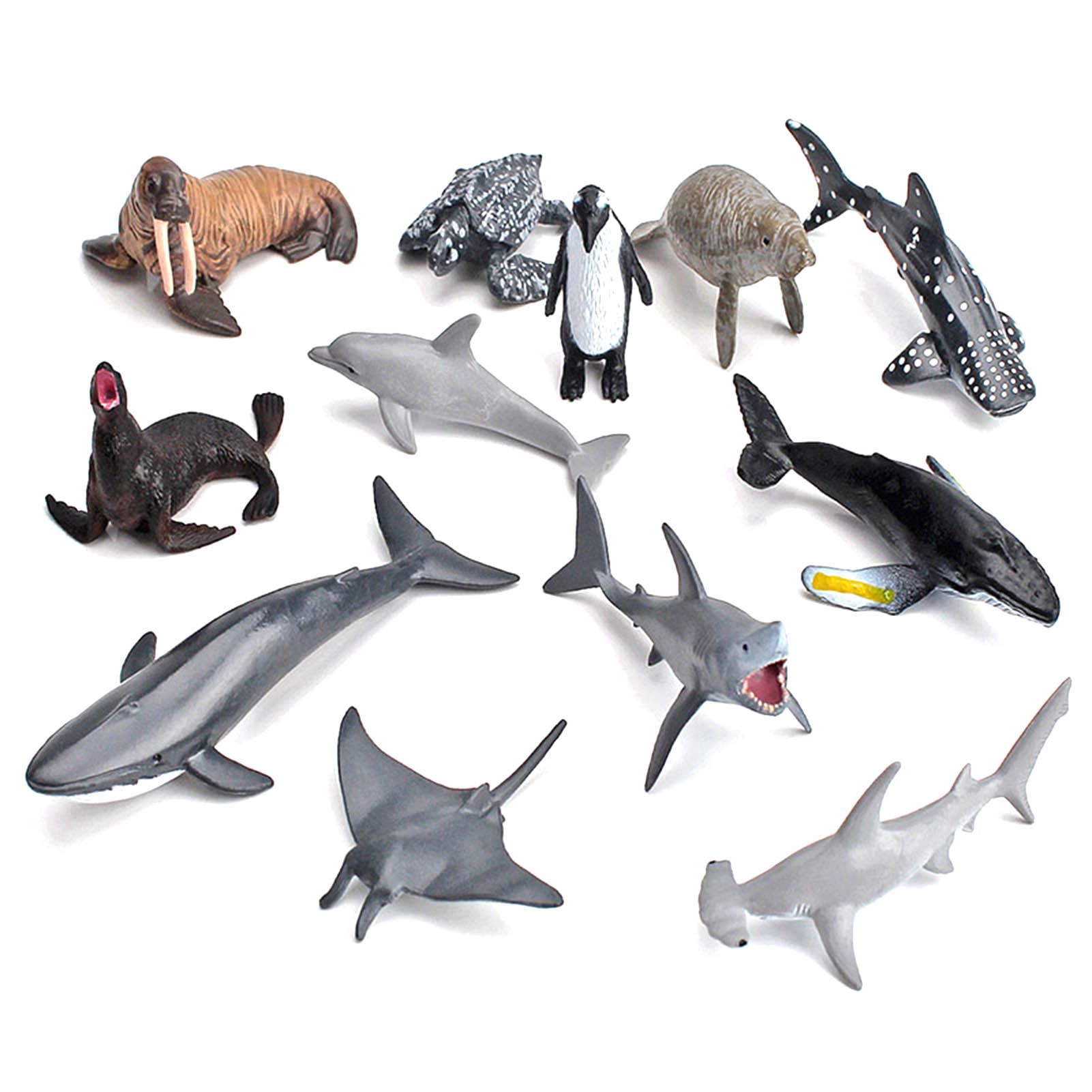 Walhai Tiere Figur Spielzeug Realistische Wild Ocean Creatures Action Models 