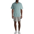 thumbnail image 3 of Arrow Men's Big and Tall Hamilton Poplin Wrinkle Free Short Sleeve Shirt, 3 of 7