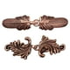 thumbnail image 3 of 2 piezas de clips para capa, cierre de metal, accesorios de ropa, diseño vintage Cobre antiguo, 3 of 9