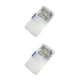 thumbnail image 3 of Riwesomey 200 Pieces Professional 3mm Copper Crimp Terminal Electric Plug-In Connector Terminal Connectors Press Wire High Set Strength Plata 2piezas, 3 of 6