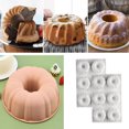 thumbnail image 2 of Moldes Donas para Hornear 6 Cavidades Silicona Diy Herramientas Antiadherentes (3pcs), 2 of 9
