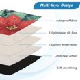 thumbnail image 3 of FORMRS 15-15.6 inch Laptop Sleeve Case Soft Carrying Quilted Computer Bag Cover, Christmas Poinsettia, 3 of 7