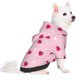 thumbnail image 2 of Fotbe Strawberry And Heart Sudadera con Estampado para Perros Pequeños – Suéter con Capucha para Mascotas, Tela Suave de Forro Polar con Bolsillo-Medium, 2 of 7