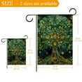 thumbnail image 3 of Aesthetic Nature Floral Plant Green Tree of Life Welcome Garden Flags, 12 x 18 Inch Double Sided Outdoor Yard Flags Waterproof For Home Outside Patio Lawn Porch, 3 of 6