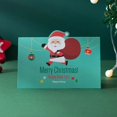 thumbnail image 1 of Tarjetas de Navidad de dibujos animados, tarjetas de Feliz Navidad, tarjetas de felicitación de bendición, fiesta de Navidad, Año Nuevo 2022, tarjetas de regalo de Navidad para niños, 1 of 4