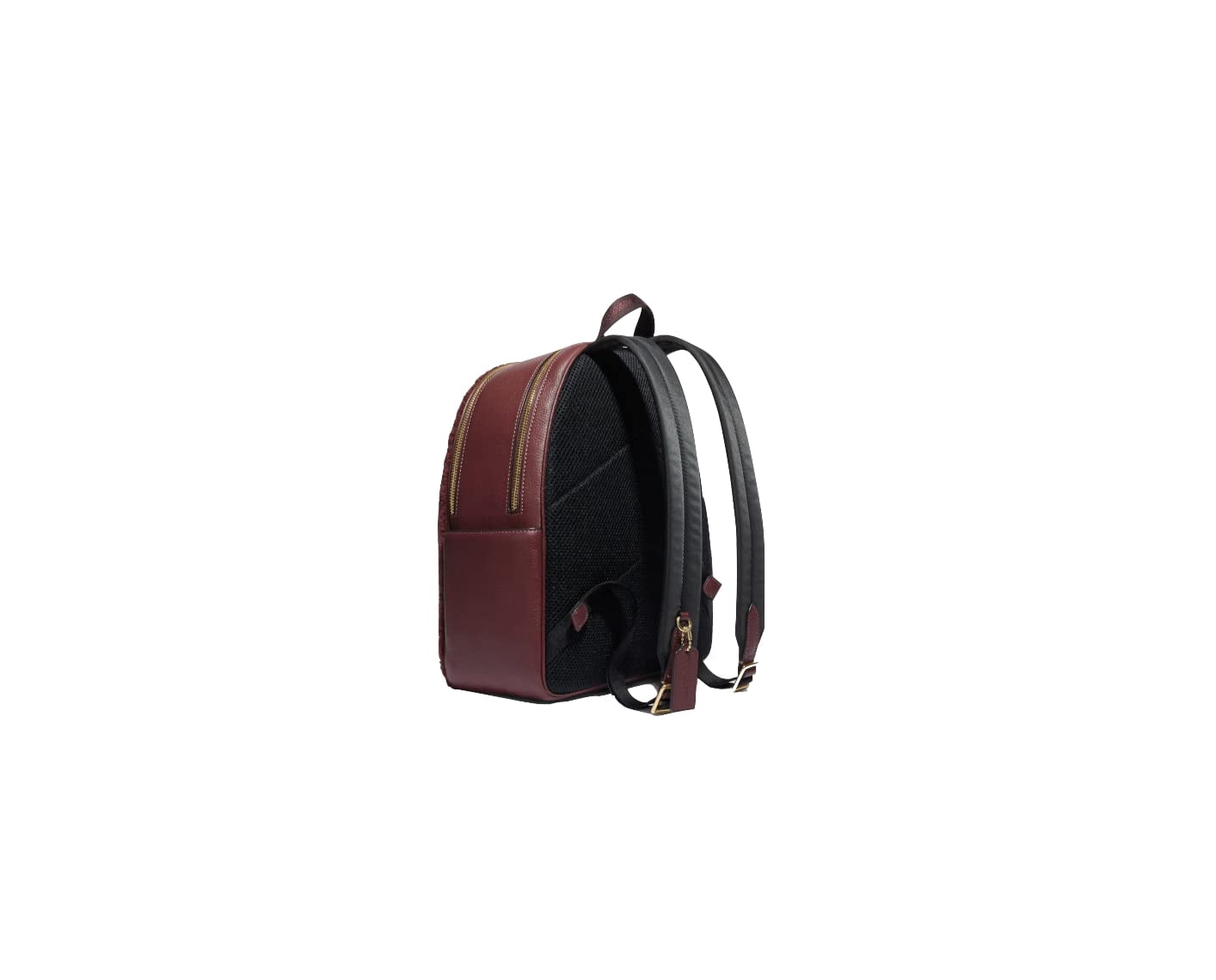COACH Court Backpack In Signature Canvas (IM/Black Cherry 