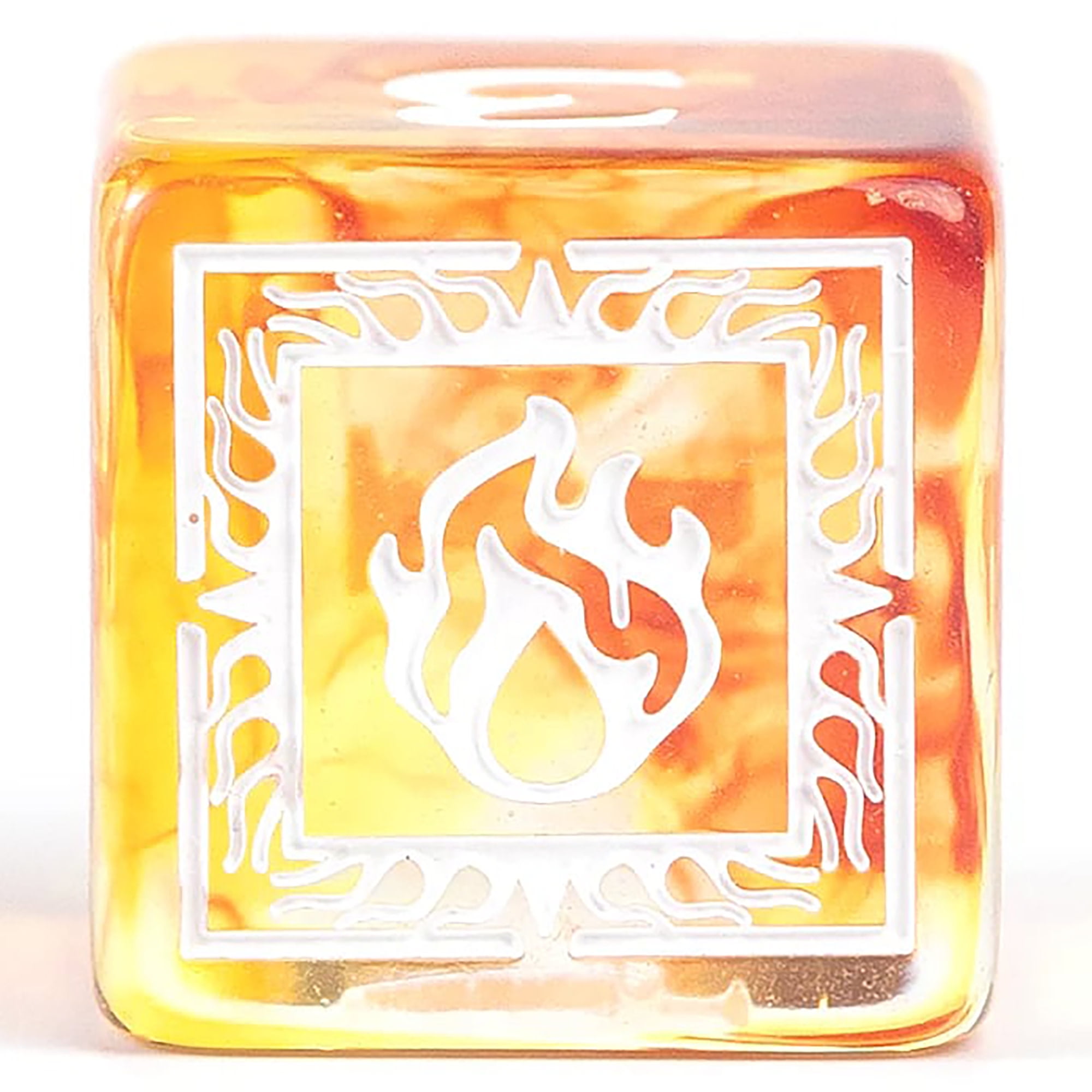Dungeons & Dragons: D&D Adventure Dice: Sorcerer - Orange - 16pc RPG Set, Class Symbols, Roleplaying Game Accessory, Sirius Dice, Officially Licensed