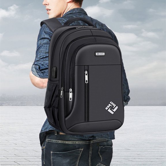 Junior High School Students' Schoolbag Backpack Men's Large Capacity