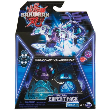 Bakugan Expert Customizable 2-Pack Action Figures, Special Attack Dragonoid and Hammerhead