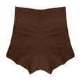thumbnail image 6 of VISALY Boxer Shorts Seamless Underwear Butt Memory Strip Lace Body Shape Pants And Abdomen Tightening Four Tight Ties Butt Lifting Panties Womens Underwear Tummy Control Panties for Women Coffee 3XL, 6 of 8