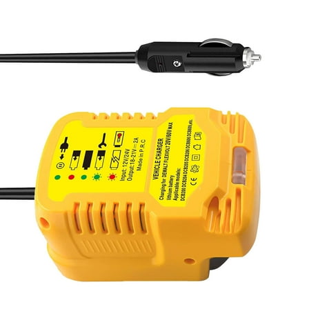 CSYANXING Battery Charger for Power Tools 18V 20V Lithium Ion Compact Design with LED Indicators 2A Output No Battery