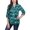 Emerald, variant on 3/4 Roll Tab Sleeve Y Neck Top