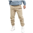 thumbnail image 1 of Zszcpp Work Pants Men Running Sports Basic Styly Long Print Letter Trendy Comfortable Lounge Trousers Casual Trouser, 1 of 4