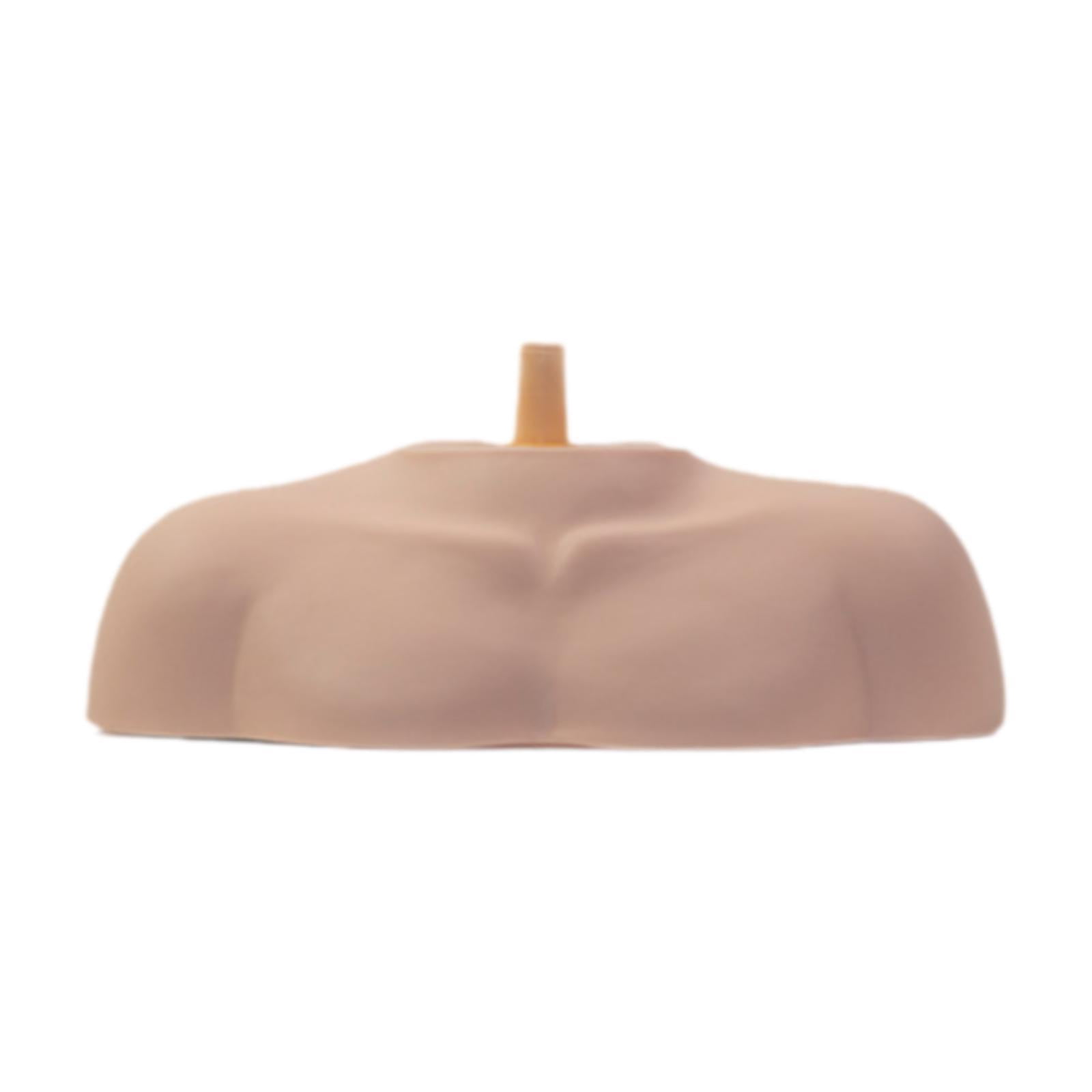 Dualoai Bust Shoulder Mannequin Head Stand Shoulder Model Support Holder for Barber Home Smooth Rod
