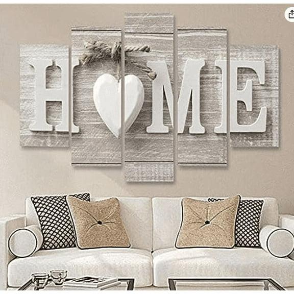 ionze Home Decor 5 Pcs Wall Art for Living Room Home Decorations for Living Room Pictures for Bedroom Wall Decorations Canvas Wall Art for Living Room Home Wall Home Accessories