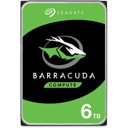 Seagate Barracuda 6TB Internal Hard Drive HDD ? 3.5 Inch SATA 6 Gb/s 5400 RPM 256MB Cache for Computer Desktop PC (ST6000DM003)