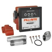 FILL-RITE 901CMK4200 4-Wheel Mechanical Meter,1 FNPT,6-40 gpm