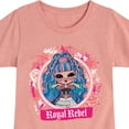 thumbnail image 3 of LOL OMG! Fashion Dolls - Royal Rebel - Toddler & Youth Girls Short Sleeve Graphic T-Shirt, 3 of 5