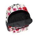 thumbnail image 6 of FORMRS School Backpack with Front Zippered Pocket 12" Student Travel Daypack, Pink Floral, 6 of 6