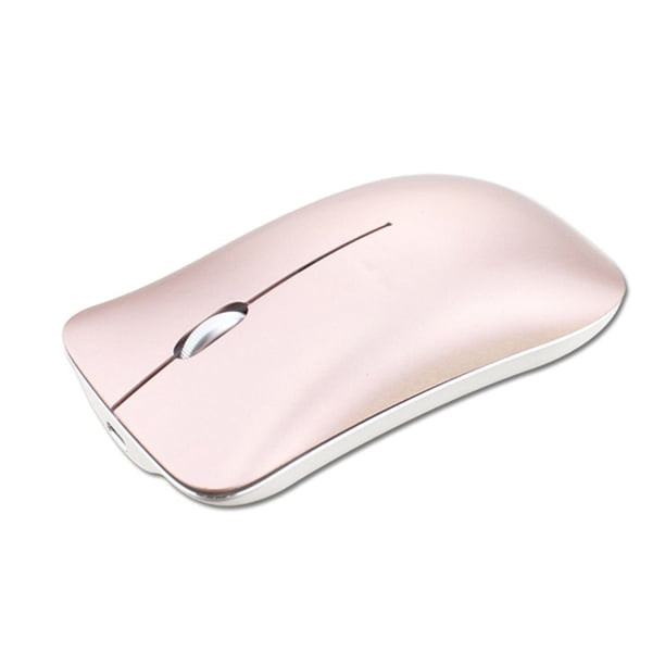 Bluetooth 5.0 / 2.4G Ratón inalámbrico de modo dual Aleación de aluminio Receptores de ratones silenciosos de carga inalámbrica Inevent PJ7026-01