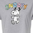thumbnail image 3 of Peanuts - Snoopy Sketchy - Juniors Cropped Cotton Blend T-Shirt, 3 of 6