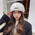 thumbnail image 4 of FADAACAI Women Beret Hat Hair Hat Beanie Cap Classic Solid Color Autumn Winter Hats Beret Hat for Women Winter Hats Womens Beret Hat French Hat Berets for Women White Clearance！, 4 of 5