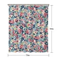 thumbnail image 5 of Pioneer Flower Floral Print Pattern Shower Curtain 72"x84" ,Bathroom Decorative Shower Curtains Set with 12 Hooks,Modern Waterproof Washable Shower Curtain, 5 of 6