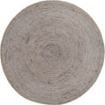 thumbnail image 2 of Handwoven Natural Jute Area Rug , Floor Rugs & CarpetSize - 8 x 8 Feet Round (240 cm x 240 cm), 2 of 5