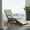 Beige, variant on Modway Envisage Outdoor Patio Wicker Rattan Lounge Chair in Light Gray/Beige