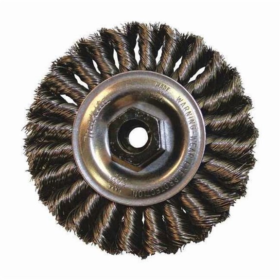 Makita A-98669 4" Knot Twist Wire Wheel, 5/8"-11