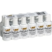 2PC BIC Cover-It Correction Fluid, 20 ml Bottle, White