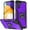 Purple, variant on Samsung Galaxy A13 5G Case, Circlemalls Ring Stand Shockproof Cover+Screen Protector-Blue