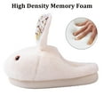 thumbnail image 4 of Sogetch Womens Cute Bunny Slippers Soft Warm Fuzzy House Shoes, 4 of 6