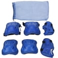 thumbnail image 1 of Children Elbow Pad, Children Protective Gear Set Shock Absorption  Breathability  For Cycling Roller Skating Blue, 1 of 8