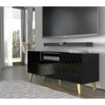 thumbnail image 5 of Homlando DIUNA-RTV-145-3D1K-BM-BG-GL 57 in. Diuna 3D TV Stand, Black High Gloss, 5 of 9