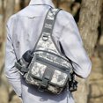 thumbnail image 1 of VALINK Outdoor Tactical Crossbody Bag Multi-pockets Quick Release Buckle Zipper for Cycling, 1 of 6