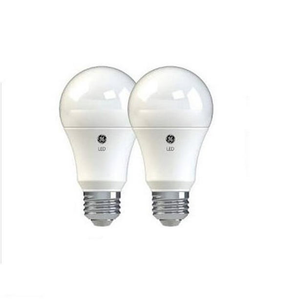 G E Lighting 240222 13W Basic A19 Light LED Bulb Pack of 2 Walmart