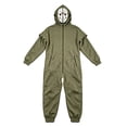 thumbnail image 4 of 2026 Halloween Costu-me Unisex Adult Hooded Onesie Oversized Zipper Loungewear Jumpsuit, 4 of 6