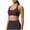 #Coffee, variant on Women's Solid Color Seamless Knitted Halter Sports Bra,Backless Beauty Back Shockproof Push Up Breathable Fitness Top,Navy,Size L,Women's Plus ,Young Adult Tops
